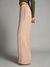 Womens Beige Work Solid Bottom