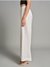 Womens White Work Solid Bottom
