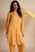 Womens Mustard Casual Floral Tunic