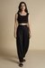 Womens Black Casual Solid Bottom