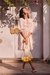 Womens Off White Casual Floral Dress