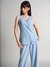 Womens Blue Work Solid Co-ords