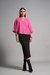 Womens Pink Casual Solid Top