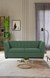 neudot Lexus Sofa for Living Room |3 Persons Sofa|Premium Fabric with Padded Armrest | Solid Wood Frame|3 Seater in Earth Green Color