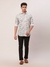 Men Slim Fit Solid Black Trouser