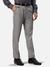 Men Slim Fit Structure Medium Grey Trouser