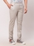 Men Slim Fit Solid Medium Grey Trouser