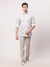 Men Slim Fit Solid Medium Grey Trouser