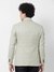 Men Contemporary Fit Checkered Medium Green Blazer