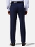 Men Slim Fit Solid Dark Blue Trouser