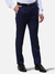Men Slim Fit Solid Dark Blue Trouser