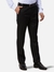 Men Slim Fit Solid Black Trouser