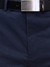 Men Contemporary Fit Structure Dark Blue Trouser
