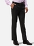 Men Slim Fit Self Design Dark Grey Trouser