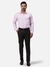 Men Slim Fit Self Design Dark Grey Trouser