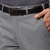 Men Super Slim Fit Solid Light Grey Trouser