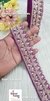 Wine Pearl Dori Sequence Lace