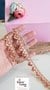Red Gold Dori Embroidered Organza Lace