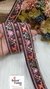 Mosaic Threadwork Zari Wine Embroidery Borders