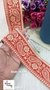 Red Keri Floral Banarasi Lace