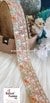 Orange And Pink Threaded Sequenced Mix Designer Trim
