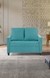 neudot Saya Sofa for Living Room |2 Persons Sofa|Premium Fabric with Cushioned Armrest | Solid Wood Frame|2 Seater in Saya Teal Color