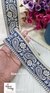 Navy Blue Keri Floral Banarasi Lace