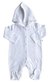 Grey Hoody Sleeper/Full romper with feet & hood (100% Cotton