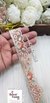 Orange Flowers Sequined Petal Cutwork Laces