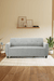 neudot Elegance Sofa for Living Room |3 Persons Sofa|Premium Fabric with Cushioned Armrest | Neem Wood Frame|3 Seater in - Grey