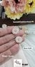 Rose Radiance Pearl Zardosi Round Buttie