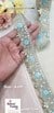 Aqua Mirror Petal Cutwork Gota Lace