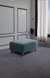 neudot Hailey Fabric Ottoman | Entry Way Stool | Wooden Legs | Castle Green Colour