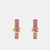 Signature C Enamel Huggie Earrings