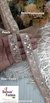 Glimmering Gota and Mirror Embroidered Peach Organza Lace