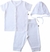 White Jhabla+Pant+Cap Combo Set(100% Cotton Interlock Biowash)
