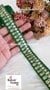 Luxurious Green Velvet Touch Trim