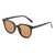 AUGEN By Visions India Retro Vintage Square Abstract Unisex Sunglasses UV400 Protected Large Size (Brown, 135)