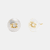 Signature Coin Pearl Stud Earrings