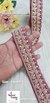 Maroon Pearl Dori Sequence Lace