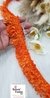 Furry Fringes Bright Orange  Trim