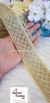 Gemstone Garden Pastel Yellow Embroidered Trim