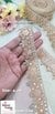 Peach Mirror Petal Cutwork Gota Lace