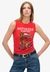 TATTOO RHINESTONE FITTED TANK