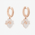 Disco Pansy Drop Earrings