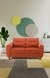 neudot Scott Sofa for Living Room |2 Persons Sofa|Premium Fabric with Cushioned Armrest | Solid Wood Frame|2 Seater in Rusty Cider Color