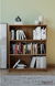 Whitman Open Bookshelf (3 Compartments)- Leon Teak Finish