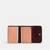 Colorblock Leather Essential Card Holder Wallet