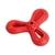 Ezra Play Triangle Dart - Red Rubber Toy