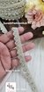Light Gold Rose Gold Dori Organza Lace